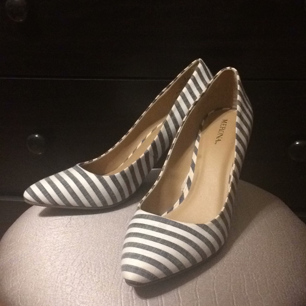 Merona Striped Heels